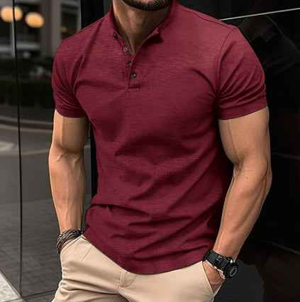 Summer Polo Shirt with Chest Pocket - Men's Summer Polo Shirt for Sports