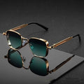 Vintage Square Metal Sunglasses with Custom Personalization