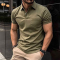 Summer Polo Shirt with Chest Pocket - Men's Summer Polo Shirt for Sports